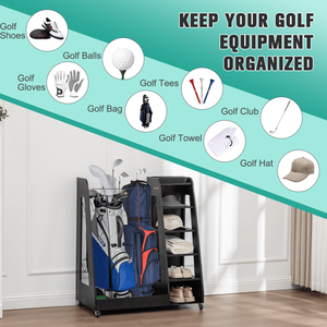Organizzatore per Sacca da Golf Nero per Scaffali da Garage - Product Image 5
