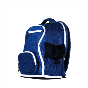 Purple Glitter <b>Backpack</b> with Mesh Side Pocket 30-40L Capacity 600D Material for Sports and School Use - Product Image 4