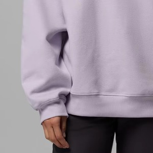 Sweat-shirt d'hiver pour femme 2026, coupe confortable, tricoté, brodé, 100 % coton, durable, service OEM pour la vente en ligne - Product Image 3