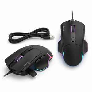 Souris de jeu sans fil et USB de haute performance à précision ultime avec design ergonomique rétroéclairé 3-RGB pour les passionnés de jeux professionnels - Product Image 2