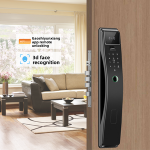 Serrure Intelligente Multifonctionnelle avec Déverrouillage par Reconnaissance Faciale, Carte Clé et Veine Palmaire - Verrouillage Automatique pour Porte en Bois, Compatible Wi-Fi, Application Tuya, Sécurité de Niveau C - Product Image 1