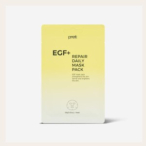 แผ่นมาส์กหน้า Prreti EGF+ Repair Daily Mask Pack สูตรบำรุงผิวจากเกาหลี ช่วยเพิ่มความชุ่มชื้น ขายส่ง สำหรับการดูแลผิวหน้า - Product Image 3