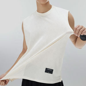 Camiseta Deportiva de Verano para Hombre, Personalizada, 100% Algodón Tejido, de Secado Rápido, con Malla Transpirable y Estampado, Fabricante Mayorista OEM - Product Image 1