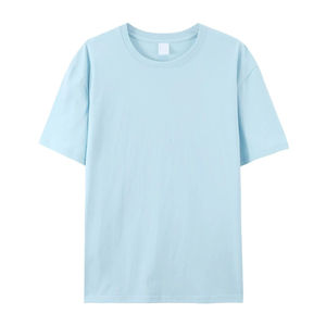 เสื้อยืดคอกลมแขนสั้นทรงโอเวอร์ไซส์สำหรับผู้ชาย ยี่ห้อ INDEX สีพื้น ผ้าฝ้ายถักเนื้อเจอร์ซีย์ ระบายอากาศได้ดี สวมใส่สบาย - Product Image 3