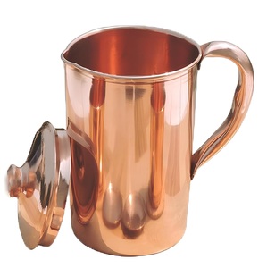 Jarra de Agua de Cobre Hecha a Mano con Acabado Martillado y Tapa, Incluye Dos Tazas, Diseño Tradicional Chino para Uso Doméstico - Product Image 6