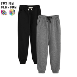 <b>Mens</b> Cotton <b>Trousers</b> <b>Elastic</b> Waist Casual Straight Fit Breathable Lightweight Customized Color Comfort Wear Custom Logo OEM ODM - Product Image 1