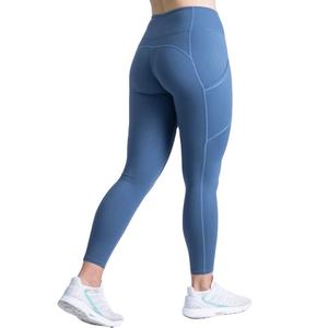 High Waist Full Length Pink Leggings Stretch Knitted Sporty Women's Pants All Seasons Push Up <b>Tummy</b> <b>Control</b> - Product Image 4