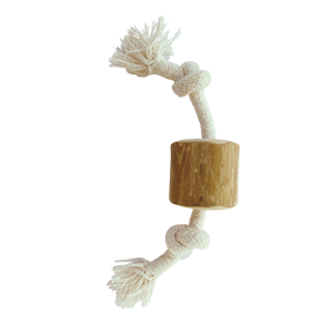 ของเล่นเคี้ยวสำหรับสุนัขทำจากเชือกฝ้ายและไม้กาแฟที่เป็นมิตรกับสิ่งแวดล้อม สำหรับใช้ทุกวัน - Product Image 6