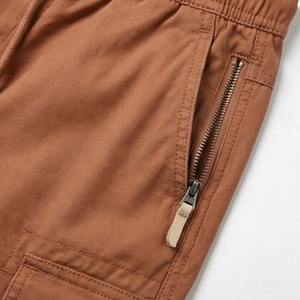 Shorts cargo à taille élastiquée avec cordon de serrage, multi-poches, pour homme, décontractés, pour le travail, la randonnée, qualité supérieure, vêtements de plein air - Product Image 5