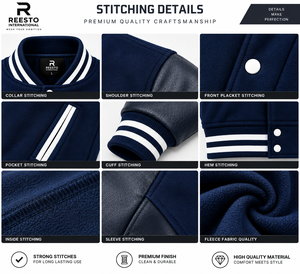 Chaqueta Varcity 2026, la Más Vendida, para Hombre, de Alta Calidad, con Logotipo Personalizado, Diseño Superior, a la Moda, para Uso en Exteriores, Deportiva, para Correr - Product Image 5