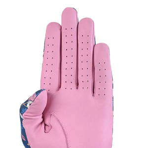 Guantes de Golf Personalizados Unisex con Diseño de Puntos, Transpirables, Antideslizantes, de Verano, con Protección Pyrotect, de Cuero Suave Cabretta, con Pantalla Táctil - Product Image 2