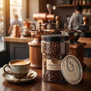 Clear PET Round <b>Plastic</b> <b>Jar</b> <b>with</b> Easy Open Pull Ring <b>Lid</b> for Candy Coffee Beans Dry Food Vietnam Factory Manufacturer - Product Image 3