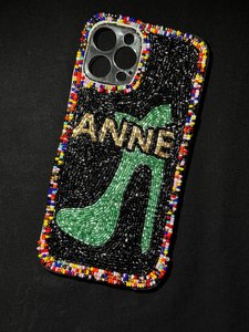 Bolso para Teléfono con Cuentas de Diseño y Bordado Intrincado, Bolsa para Teléfono con Cuentas Personalizadas, Bolso para Teléfono Móvil con Cuentas de Alta Calidad - Product Image 4