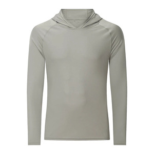 Breathable Clothing Manufacturer Hoodie For Men's Fashion Trendy Sportswear Solid Color Fishing Hoodie For Men's - Product Image 1