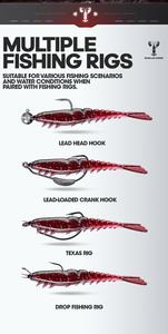 Señuelo de camarón suave <span class=keywords><strong>Takuma</strong></span> de 11.5cm y 10g, de PVC, hundimiento lento, cebo artificial para pesca en agua dulce y salada, ¡el más vendido! - Product Image 5