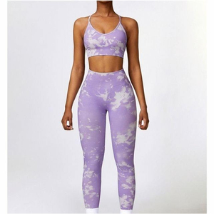 Nouvel Arrivage Ensemble de Yoga Confortable et Personnalisé pour Femme, Qualité Supérieure, Séchage Rapide, Respirant, Anti-Bactérien, OEM - Product Image 1