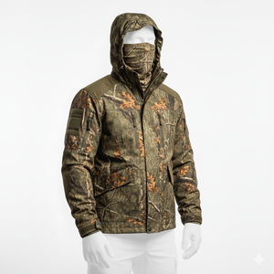 Chaqueta Acolchada de Camuflaje Unisex con Capucha, Impermeable, Transpirable, Cortavientos, con Cierre de Cremallera, Ecológica, para Trabajo en Invierno - Product Image 1