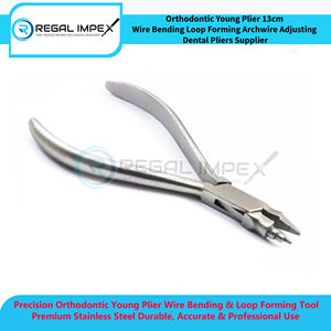 Alicates Ortodónticos Juveniles de 13 cm para Doblar Alambres, Formar Lazos y Ajustar Arcos Dentales, Instrumento Dental Premium - Product Image 4