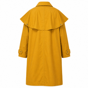 Manteau long imperméable en toile cirée pour femme 2026 – Trench-coat de qualité supérieure en coton ciré pour l'équitation occidentale - Product Image 2