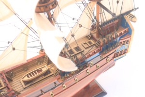 ST. PAVEL Wooden Handmade Russian <b>Tall</b> Ship Model Painted technique Customized Tabletop from Vietnamese Manufacturer - Product Image 6