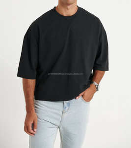 T-shirts en microfibre pour hommes, nouvelle conception, coupe ample, confort et style tout au long de la journée - Product Image 3