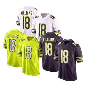 Camisetas de Fútbol Americano con el Mejor Diseño y Costuras de Primera Calidad 2026 # 18 camisetas deportivas personalizadas Williams para hombre - Product Image 3