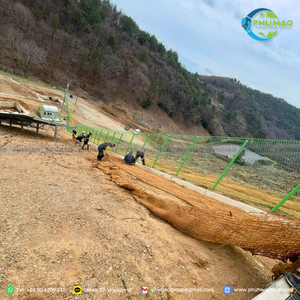 Red de fibra de coco de alta resistencia para una cobertura segura del terreno y para proyectos de soporte de infraestructuras y protección de taludes - Product Image 5