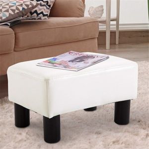 Poggiapiedi Moderno e Confortevole in Plastica e Tessuto per Soggiorno, Camera da Letto, Cucina, Hotel - Product Image 1