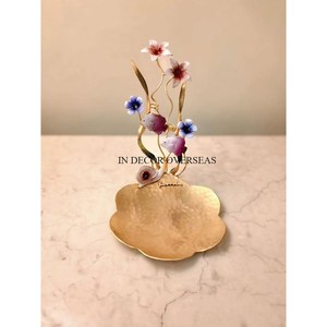 Ensemble de porte-bougies carrés en acrylique colorés pour la décoration de la maison, porte-bougies résistants à la chaleur en orange, bleu, jaune, en provenance d'Inde - Product Image 4