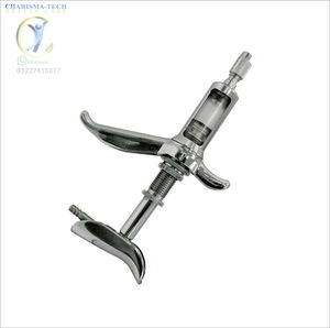 Seringue d'injection continue pour animaux vétérinaires de 50 ml, poignée en acier inoxydable, pistolet de vaccination automatique pour vache, cochon, mouton - Product Image 4