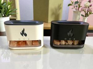 Diffuseur d'huiles essentielles en sel de l'Himalaya avec effet flamme |   Humidificateur silencieux et lumière d'ambiance - Product Image 2