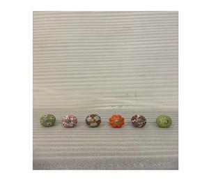 Handmade Ceramic <b>Knobs</b> Cabinet Handles Drawer Pulls Furniture Hardware Painted Design for Kitchen Wardrobe Storage Use <b>Decor</b> - Product Image 4