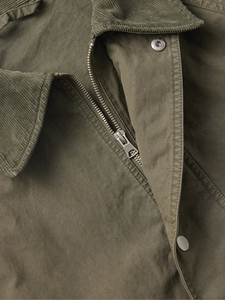 Classic Style Men's <b>Canvas</b> <b>Jacket</b> Front Strong Material Relaxed Fit Quick Dry Breathable Eco-Friendly Winter for Outdoor - Product Image 4