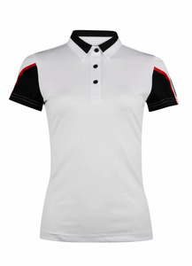 Polo tricoté à manches courtes pour femme, nouvelle collection été 2025, 100 % coton, style vintage décontracté, chemise à revers ajustée pour femme, qualité supérieure - Product Image 3