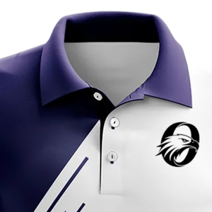 Camiseta de Cricket Sublimada Morada para Hombre, Manga Corta, Estilo Polo, Ropa Deportiva, Uniforme de Equipo, Prenda de Alto Rendimiento - Product Image 5