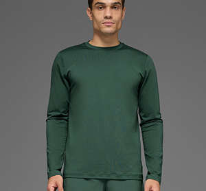 Camiseta de Manga Larga de Algodón para Hombre, Logotipo Personalizado, Transpirable, Suave, Informal, para Uso Diario Básico - Product Image 4