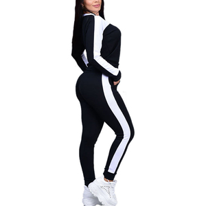 Conjunto de dos piezas de chándal informal holgado con lentejuelas y borlas para mujer, invierno 2026: Top de manga larga y pantalones largos 100% algodón - Product Image 3