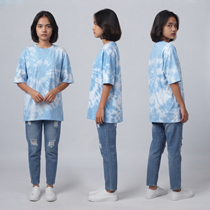 Women Acid Wash T-Shirt Oversized Cotton Crew Neck Casual Vintage Streetwear Drop Shoulder Short Sleeve Summer Ladies T Shirts - Product Image 6