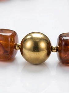 Collar de Joyería de Diseño Nuevo y Moderno, Cuentas de Resina de Colores, Geométrico, Hecho a Mano, para Unisex, Regalo - Product Image 4