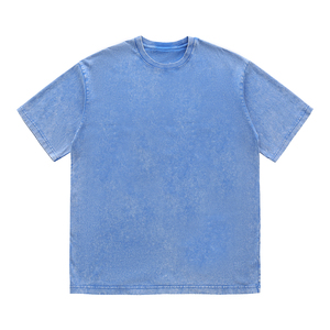 Camisetas Vintage 2022 de Algodón 100% con Impresión Personalizada, Venta al Por Mayor, Tallas Grandes, con Acabado Desgastado y Lavado Antiguo - Product Image 5