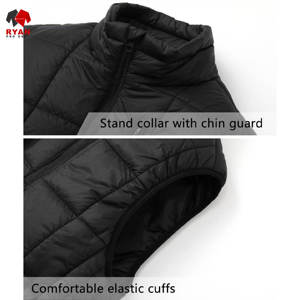 Gilets matelassés Ryan Pro Gear pour hommes, design personnalisé, rembourrage en polyester, tissu confortable avec logo personnalisé, design de poche - Product Image 5