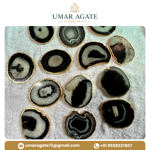 Posavasos de Cuarzo Cristalizado con Rebanada de Ágata, Grabado Temático de Amor en Piedra Natural, para Decoración del Hogar y Oficina, Suministro al por Mayor - Product Image 5