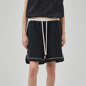 Summer New Style Fashion Contrast Color Casual Baggy Cotton <b>Shorts</b> Sport Basketball <b>Shorts</b> Men - Product Image 3
