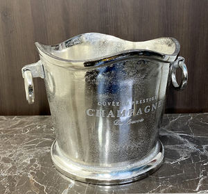 ถังแช่ไวน์และน้ำแข็งอเนกประสงค์อะลูมิเนียมดีไซน์ร่วมสมัย พร้อมที่แช่ขวดเครื่องดื่ม สำหรับงานปาร์ตี้และงานแต่งงาน - Product Image 6