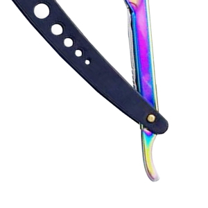 Navaja de Afeitar Plegable de Acero Inoxidable con Logotipo Personalizado, Navaja de Afeitar Profesional para Barbería, Herramienta de Aseo Masculino, MOQ Bajo, Venta al Por Mayor - Product Image 4