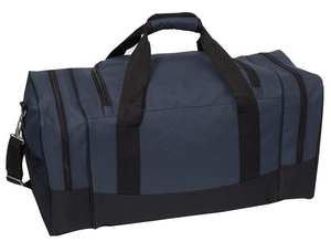 SKEY CORPORATION S-900 Weekender <b>Bag</b> Lightweight Sports Duffel 600D Material Dual Side Zipper Compartments Sturdy Metal Clips - Product Image 1