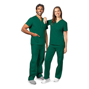 Ensemble de vêtements de travail médicaux personnalisés, tenue infirmière douce au toucher, haut et pantalon unisexes - Product Image 3