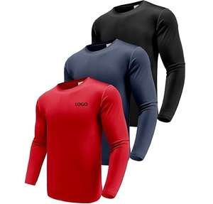 Camiseta de Compresión de Manga Larga para Hombre, Secado Rápido, Transpirable, Cuello Redondo, para Entrenamiento Deportivo - Product Image 6