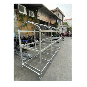 Estantes de almacenamiento, estanterías, estantes de almacenamiento de diseño personalizado, sin soldaduras y de fácil montaje, soporte técnico en línea, estante de almacenamiento metálico - Product Image 4