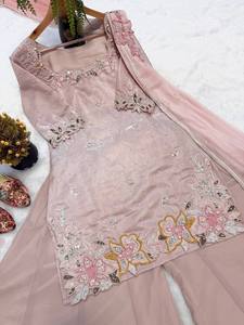 Conjunto de Dupatta de Seda con Estampado de Cristal Romano TENNECY, Secado Rápido, Reversible, Sin Arrugas, Largo hasta el Tobillo, para Fiestas, para Mujer, para Todas las Temporadas - Product Image 6